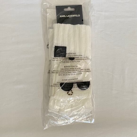 Karl Lagerfeld Paris Mittens Appliqué Flip Top Sunglass Mittens - Picture 2 of 5